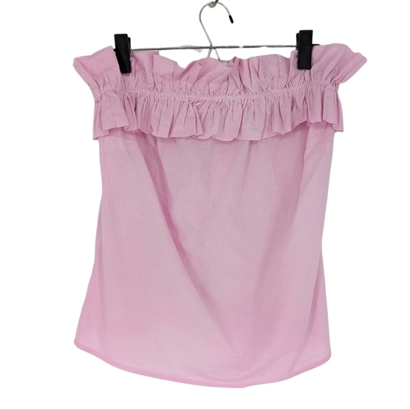 Stark X Tops - Stark X Let's Party Poplin Top 100% Cotton Pink Mist Large NWT